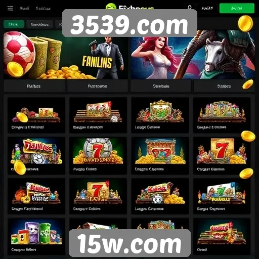 Ofertas de bônus disponíveis em 3539.com